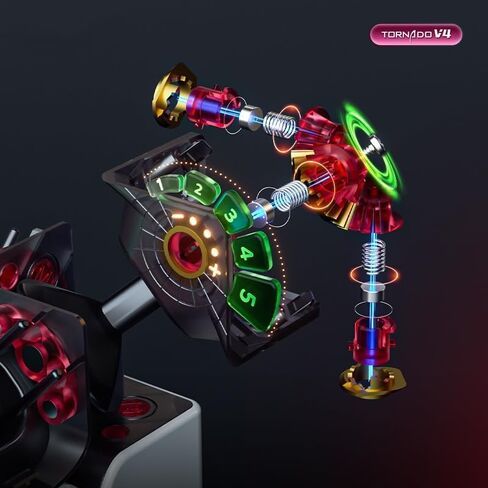 Bukefuno QY Tornado V4 Pioneer MagLev UV 3x3 Speed Magic Cube QY Toys Tornado V4M MagLev UV 3x3x3 Puzzle 2024 New Cubes Stickerless(Pioneer MagLev UV Version) in Saudi Arabia