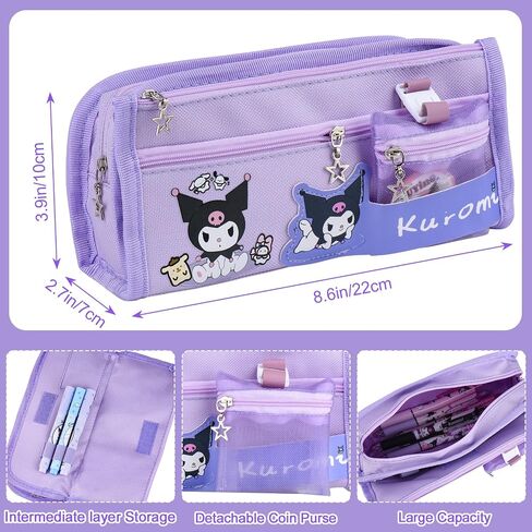 Including Include Stationery Bag Pen Stickers Notebook ID Card Sticky Note Ruler Tote Bag Keychain,Kawaii Stationery Set Back to School Present,Cute School Supplies Present Set, (Pink) in Saudi Arabia