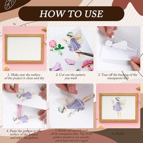 Highland Cow Rub on Transfers for Crafts - Rngmsi 9 Sheets Sunflower Rub on Transfer Stickers for Furniture Butterfly Rub on Transfers for Wood Glass Scrapbook DIY Home Decor 6.5x6.5 Inch in Kuwait