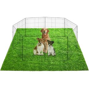 Artificial Grass Mat Extra Large 41"x41" Waterproof Non-Slip Reusable Dog Grass Pad Soft Whelping Pads Puppy Flooring Training Pad for Dogs Crate Training Housebreaking Incontinence Playpen