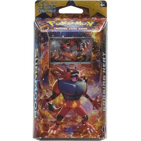 Pokemon TCG: Sun & Moon - Incineroar Roaring Heat Theme Deck | Full Ready to Play Deck of 60 Cards | Includes Cracked Ice Holofoil Version of Incineroar Plus Deck Case, Litten Metallic Coin & More
