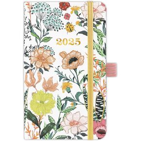 2025-2026 Pocket Planner/Calendar - July 2025 - June 2026, Pocket Calendar 2025-2026, Academic Planner, Weekly Monthly Planner, 6.3''×3.8'', Pen Loop, Pocket, 2 Book Marks, Elastic Closure, Note Pages
