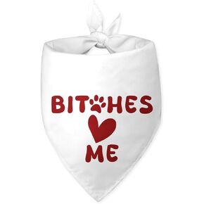 Bit-Ches Me Pet Dog Bandanas Boy Girl Puppy Bandana Cooling Dog Bandana Funny Cute Dog Bandana Photo Prop Pet Scarf Accessories for Pet Dog Lovers Dog Mom DOD Gifts