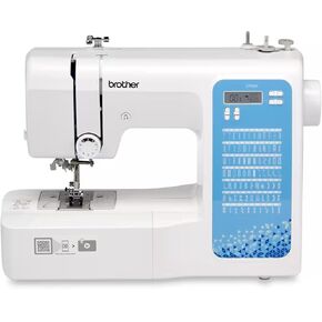 Brother CP80X Computerized Sewing Machine with Preview Quilt Software Bundle, Durable Metal Frame Construction, 80 Built-In Stitches and Smaller Free Arm