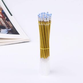 20 Pcs Gold Gel Pen Refills, Glitter and Metallic Gel Pen Refills, 0.7mm Gel Ink Pen Replacement Coloring Pens Art Marker for Crafting Drawing Pens and Refills(ZS414)