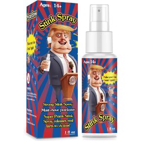 Trump Extra Strong Stink Spray Prank, Potent Stink Spray, Liquid Ass Stink Spray, Stink Spray Smells Like Poo, Super Strong Spray Pranks, Extra Strong Poop Spray for Adults