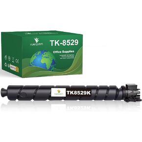 خراطيش الحبر الأسود TK-8529 متوافقة مع طابعات Kyocera TK8529K TK-8529C TK-8529M TK-8529Y TK8529 لطابعات Kyocera TASKalfa 3552ci 3553ci 4052ci 4053ci (عبوة واحدة، أسود)
