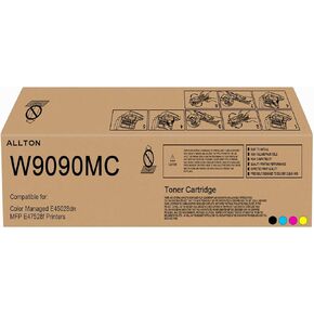 W9090MC W9091MC W9092MC W9093MC Toner Cartridge Replacement for Managed E45028dn MFP E47528f Printer (4 Pack,Black Cyan Magenta Yellow)