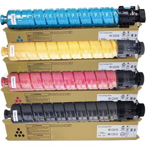 IM C2510 IMC2510 IM C2010 IMC2010 Toner Cartridge 842554 842557 842556 842555 Comapatible with RicohIM C2510 IM C2010 Printers(4-Pack)