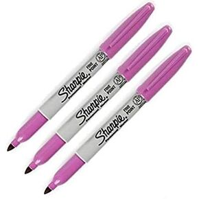 Sharpie fine point permanent marker sets boysenberry 3 Pcs.