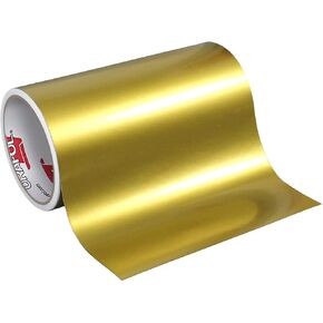 Metallic Gold Glossy 12" x 10 Foot Roll of Oracal 651 Permanent Adhesive-Backed Vinyl for Craft Cutters, Punches and Vinyl Sign Cutters