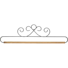 Ackfeld 87607 12in French Curls Gray Fabric Holder, 12"