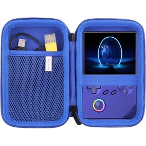 WAIYUCN Hard Carrying Case Compatible with RG40XX V Handheld Retro Game Consoles Case (blue)