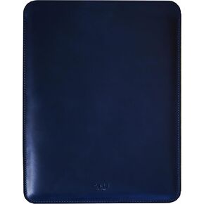 Case for 15.3 MacBook Air New Mac Air 15 inch Laptop Genuine Leather Sleeve Case Stylish Vintage Sleeve for MacBook Air 15" M2 2023 (Cognac)
