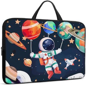 Laptop Sleeve Bag with Handle Computer Protective Soft Cover Case for 14 Inch 13 Inch Laptop,Wood Flag