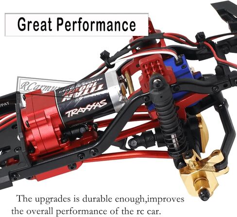RC Upgrades Parts for 1/18 TRX4M,Brass Steering Blocks Knuckle & Caster Blocks C-Hubs Hops Up for 1/18 TRX4M RC Crawler,Brass in Saudi Arabia
