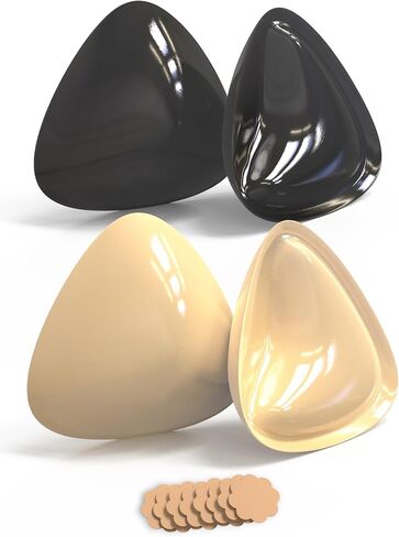 Sticky Push Up Bra Inserts 2 Pairs-Double Sided Sticky Waterproof Bra Pads for Volume-Bathing Suit Bikini Inserts in Saudi Arabia