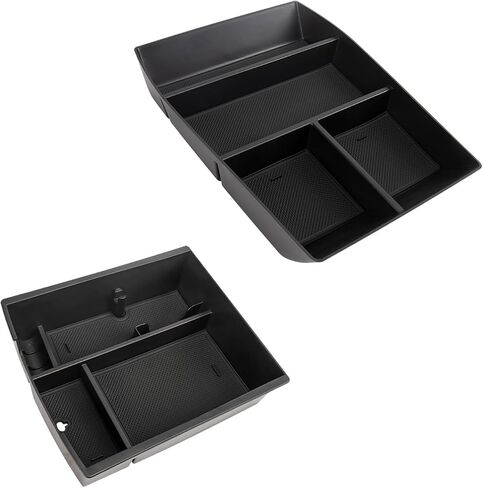 Center Console Organizer Compatible with 2025 Camry Accessories, Armrest Storage Box Glove Organizer Tray Secondary Insert with Coin and Sunglasses Holder in Saudi Arabia