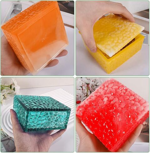 FineInno Square Storage Box Resin Casting Molds with Lid Water Ripple Stackable Box Silicone Molds Jewelry Case Epoxy Mold DIY Trinkets Organizer Candy Container in Saudi Arabia
