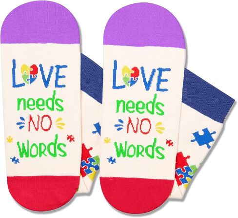 HAPPYPOP Gifts for Autistic Boys Children - Autism Gifts Autism Awareness Gifts, Autism Socks for Kids 4-12 Years in Saudi Arabia