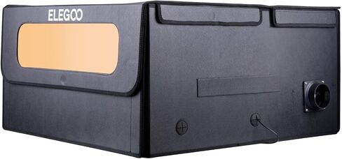 ELEGOO Enclosure for Laser Engraver & Cutter, Laser Engraver Protective Cover with Vent, Against Noise, for Phecda or All Laser, 29.52 * 29.52 * 15.98 Inches Internal Size in Saudi Arabia
