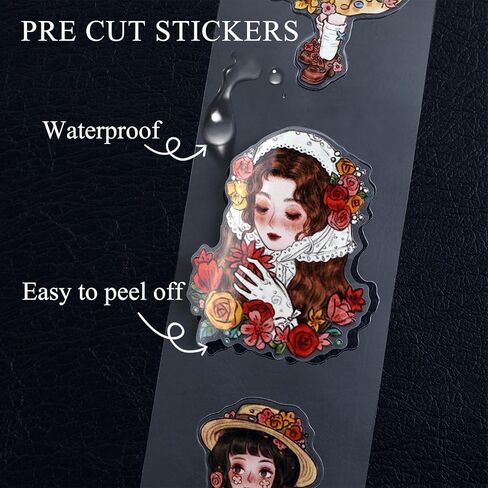 Dizdkizd Pre-Cut Coffee Themed PET Washi Tapes for Journaling, Scrapbooking, Vintage Aesthetic Tape Stickers for Junk Journal, Crafts, Planners, 4 Rolls in Kuwait