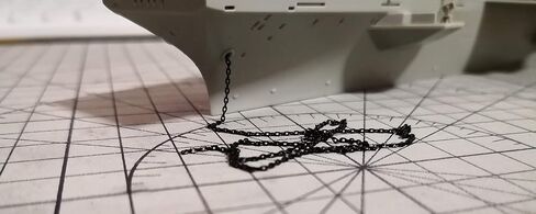 §ＳＶ∞γβολφ 1/350 Anchor Chain for Scale Battleship Model Building Kit, Detail Up Parts Decoration Accessories for Plastic Model Warships Kits & Navy Battleship Models (Pack of 5) in Saudi Arabia