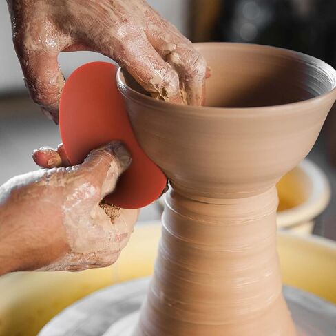 أدوات الفخار مسننة مكشطة المطاط الطين الأضلاع الفولاذ المقاوم للصدأ النحت النمذجة القاطع مكشطة الحرف أداة السيراميك النحت أدوات مجموعات للنحت التركيب الفنانين النمذجة الفخار in Saudi Arabia
