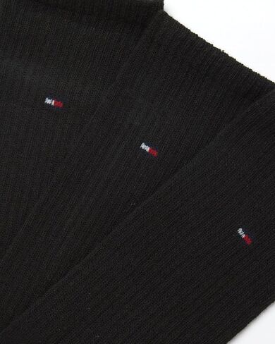 Tommy Hilfiger Mens Athletic Socks Cushion Crew Socks (3 Pack), Size 7-12, White in Saudi Arabia