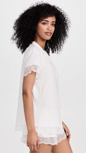 Eberjey Women's Malou Lace Shorts PJ Set in Kuwait