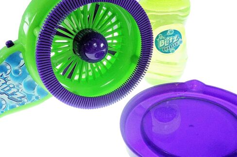 JA-RU Blitz Fan Bubble Blaster w/Soap Solution (1 Bubble Blower) Battery Operated Bubble Maker Machine Toy for Kids. Outdoor Family Game. Handheld Bubble Wand Shooter. Easter Basket Toys. 1562-1 in Saudi Arabia