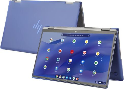 حافظة mCover صلبة متوافقة فقط مع أجهزة الكمبيوتر المحمولة HP Chromebook x360 14C-CD0000 Series 14 بوصة (لا تناسب أي أجهزة كمبيوتر محمولة أخرى من HP Chromebook وWindows) - أرجواني in Saudi Arabia