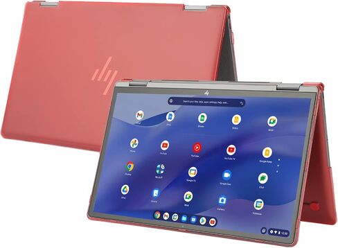 حافظة mCover صلبة متوافقة فقط مع أجهزة الكمبيوتر المحمولة HP Chromebook x360 14C-CD0000 Series 14 بوصة (لا تناسب أي أجهزة كمبيوتر محمولة أخرى من HP Chromebook وWindows) - أرجواني in Saudi Arabia
