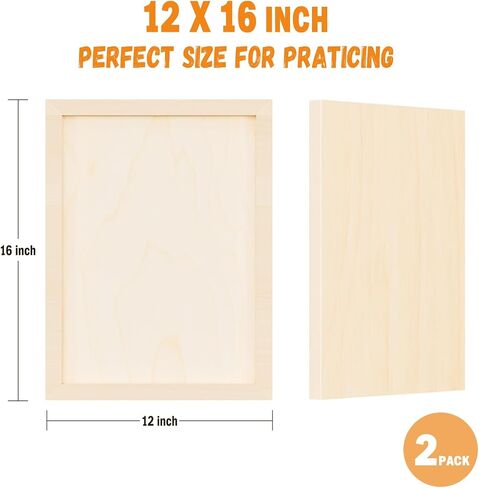 Wooden Canvas Panels Board 12x12 Inch-Square Wooden Panels Art Wood Boards for DIY Painting Crafts Christmas Supplies in Saudi Arabia
