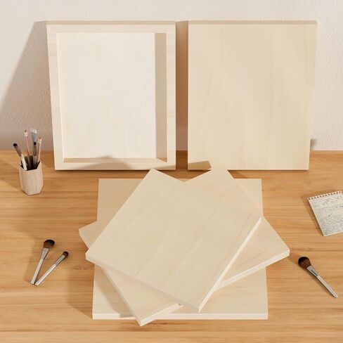Wooden Canvas Panels Board 12x12 Inch-Square Wooden Panels Art Wood Boards for DIY Painting Crafts Christmas Supplies in Saudi Arabia