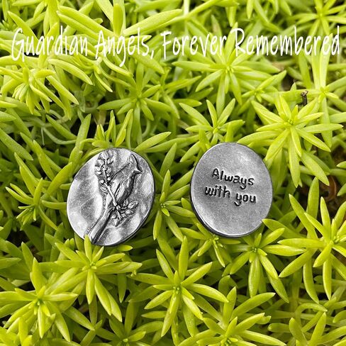 Cardinal Memorial Coin - Vintage Funeral Keepsakes for in Memory of Loved Ones - Pocket Angel Tokens Wedding Presents Remembrance Gifts (Silver/20pcs) in Saudi Arabia
