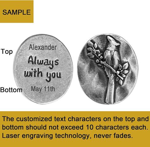 Cardinal Memorial Coin - Vintage Funeral Keepsakes for in Memory of Loved Ones - Pocket Angel Tokens Wedding Presents Remembrance Gifts (Silver/20pcs) in Saudi Arabia