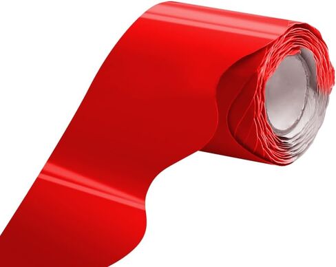 10m Bulletin Board Borders Scalloped Rolled Border Trim Poster Border Stickers Whiteboard Border Tape Cork Board Borders Self Adhesive Classroom Border Trim Black in Kuwait