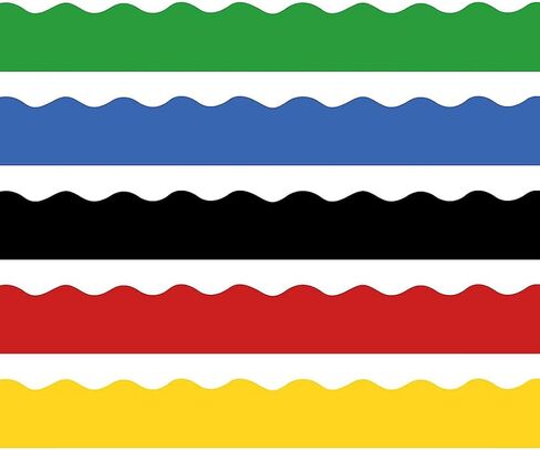 10m Bulletin Board Borders Scalloped Rolled Border Trim Poster Border Stickers Whiteboard Border Tape Cork Board Borders Self Adhesive Classroom Border Trim Black in Kuwait