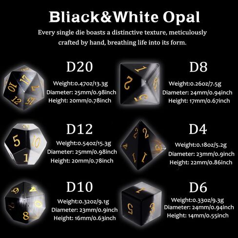 Starry Gemstone D&D Dice Set,Blue Sandstone ERPG Game Dice.Magic The Gathering Dice Set,DND Dice Sets in Saudi Arabia