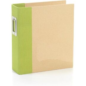 Simple Stories Sn@p! Binder Scrapbook Album 6"X8"-Lime - Limited Edition