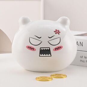 Cute Piggy Bank for Boys,Ceramic Piggy Bank for Adults Must Break to Open,Girls Personalized Piggy Bank for Kids,Money Saving Box,Alcancias De Dinero para Adultos Niños,Money Bank,Coin Bank