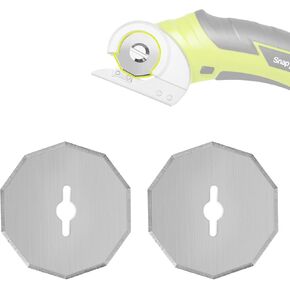 SnapFresh 2 Pack Replacement Rotary Blades, 4V Cordless Electric Scissor Replacement Blades (1-1/2"), Compatible with Worx ZipSnip Electric Scissors, Fits WX080L WX081L WX082L RC2600K RC2601 RC2602