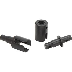 Center Drive Cup Set, Steel Center Outdrive Set for Losi Baja Rey 1/10 for Losi Hammer Rey U4 RC Car Upgrade Part (Black)