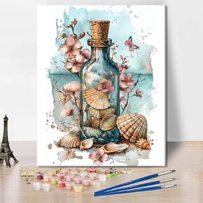 TUMOVO Paint by Numbers Kit for Adults, Forest Witch Paint by Numbers DIY Painting by Numbers for Adults Adults' Paint-by-Number Kits Witch Color by Numbers Crafts for Adults, 16 x20 Inch