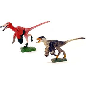 Western Dinosaur 2-Pack - 6" Buitreraptor g. & Young Stenonychosaurus i. - 1/6th Scale, 2 Articulated Raptor Action Figures