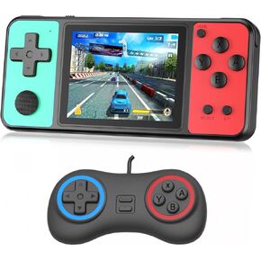Beico Handheld Game for Kids Adults 3.0" Large Screen Built in 270 Classic Retro Video Games Seniors Electronic Games Player Birthday Xmas Present (Black Green)