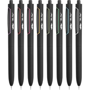 Mr. Pen- Retractable Gel Pens, 8 Pack, Pastel Color Ink Gel Pens, Gel Pens Fine Point 0.5mm, Retractable Pens, Cute Pens, Gel Ink Pens, Aesthetic Pens for Journaling Fine Tip Pens