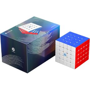 Bukefuno GAN 562 M 5x5 UV Cube Puzzle Magnetic Stickerless Gan 562M UV 5x5x5 Speed Puzzle GAN562 M UV Standard Speed Cube UV Version