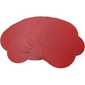 24 قطعة من المظاريف الصغيرة، مشبك على شكل قلب لتخزين العناصر الصغيرة، حامل بطاقات هدية لطيف، مغلفات ورقية، مغلفات بطاقات هدايا الدعوة لحفلات الزفاف وحفلات التهنئة والعطلات، أحمر in Kuwait